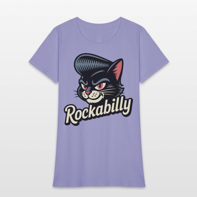 Rockabilly Cat – Retro Pompadour Feline