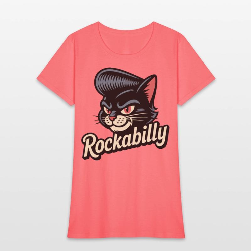 Rockabilly Cat – Retro Pompadour Feline