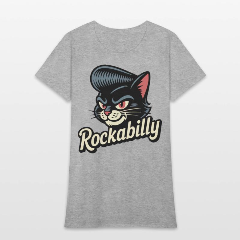 Rockabilly Cat – Retro Pompadour Feline