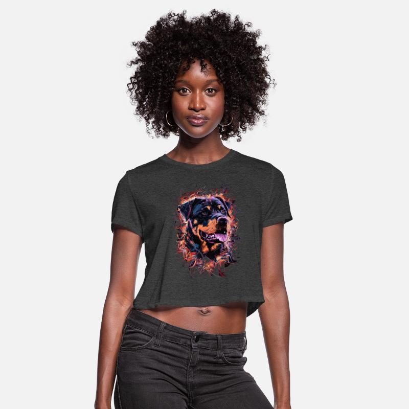 Rottweiler Art Drawing Abstract Dog Illustration