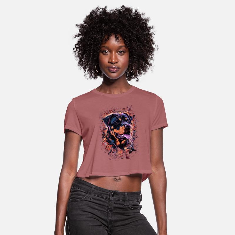 Rottweiler Art Drawing Abstract Dog Illustration