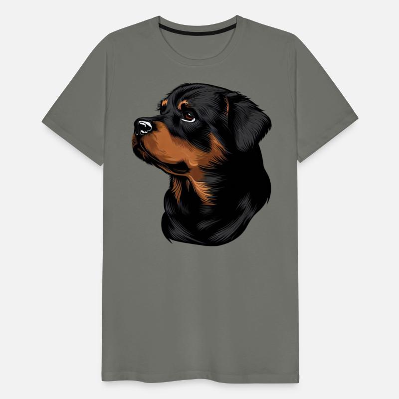 ROTTWEILER DRAWING PETS DOGS CANINE ANIMALS ART