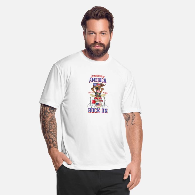 Rowdy the Dachshund Freedom Rocks USA