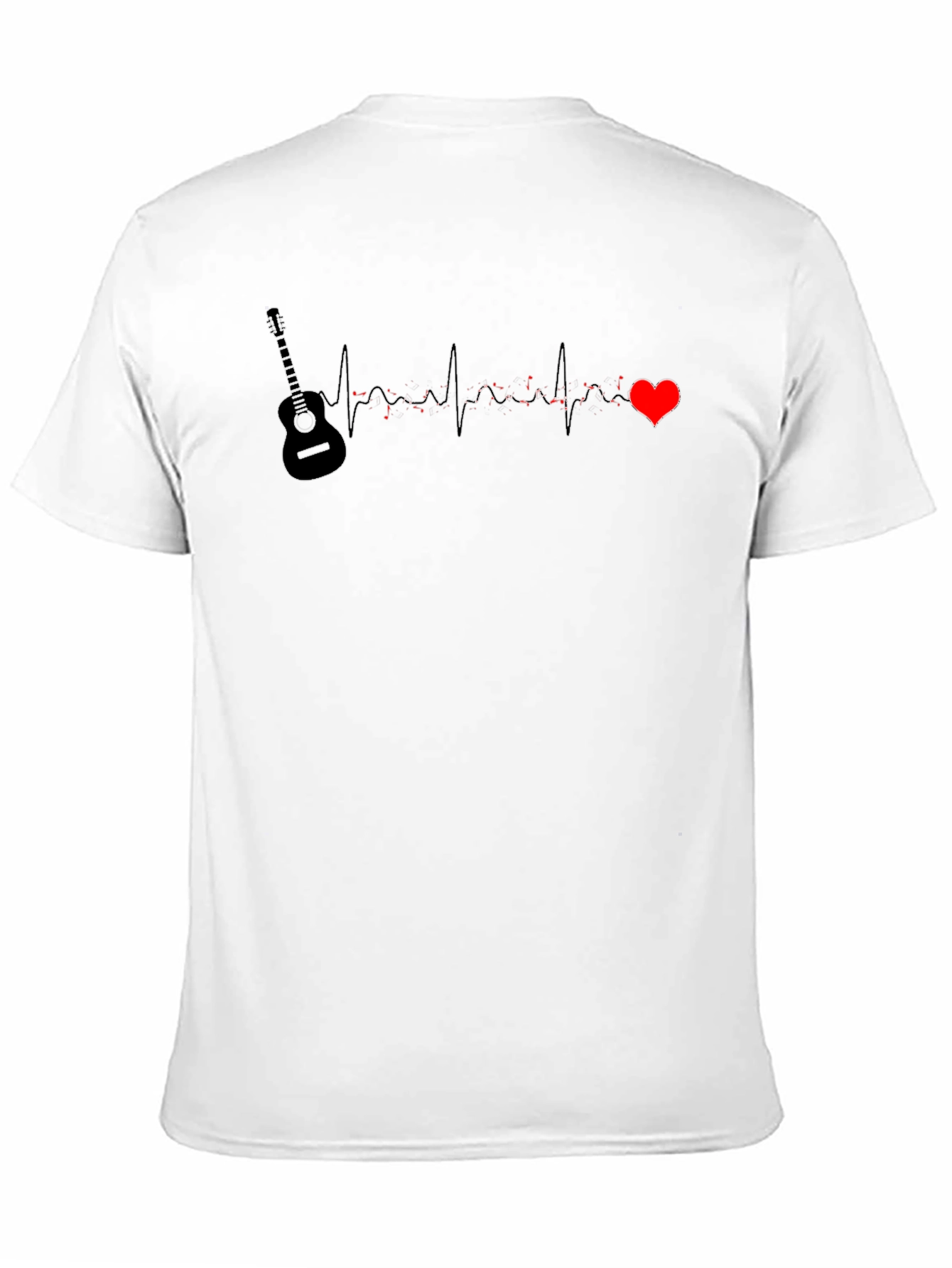 Guitar Heartbeat Graphic Tee