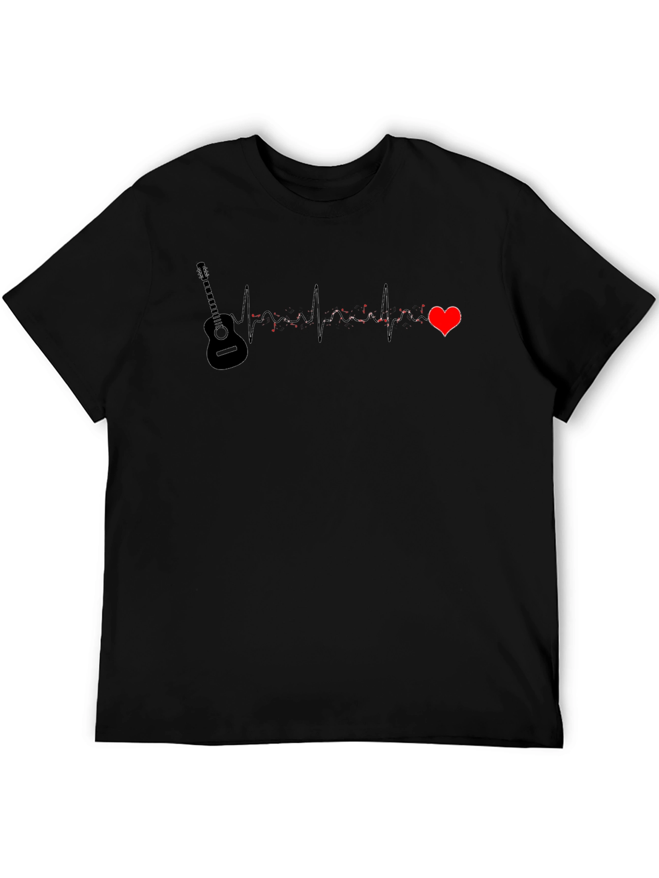 Guitar Heartbeat Graphic Tee