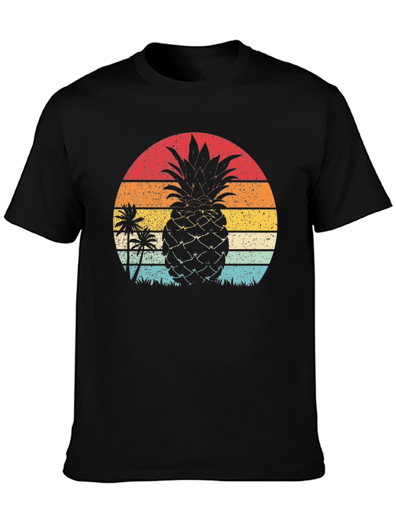 Retro Pineapple Sunset T-Shirt