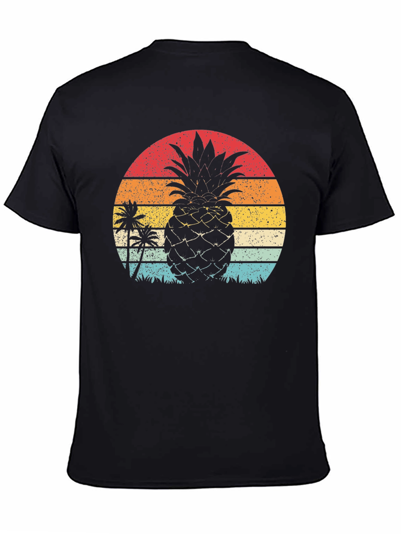 Retro Pineapple Sunset T-Shirt