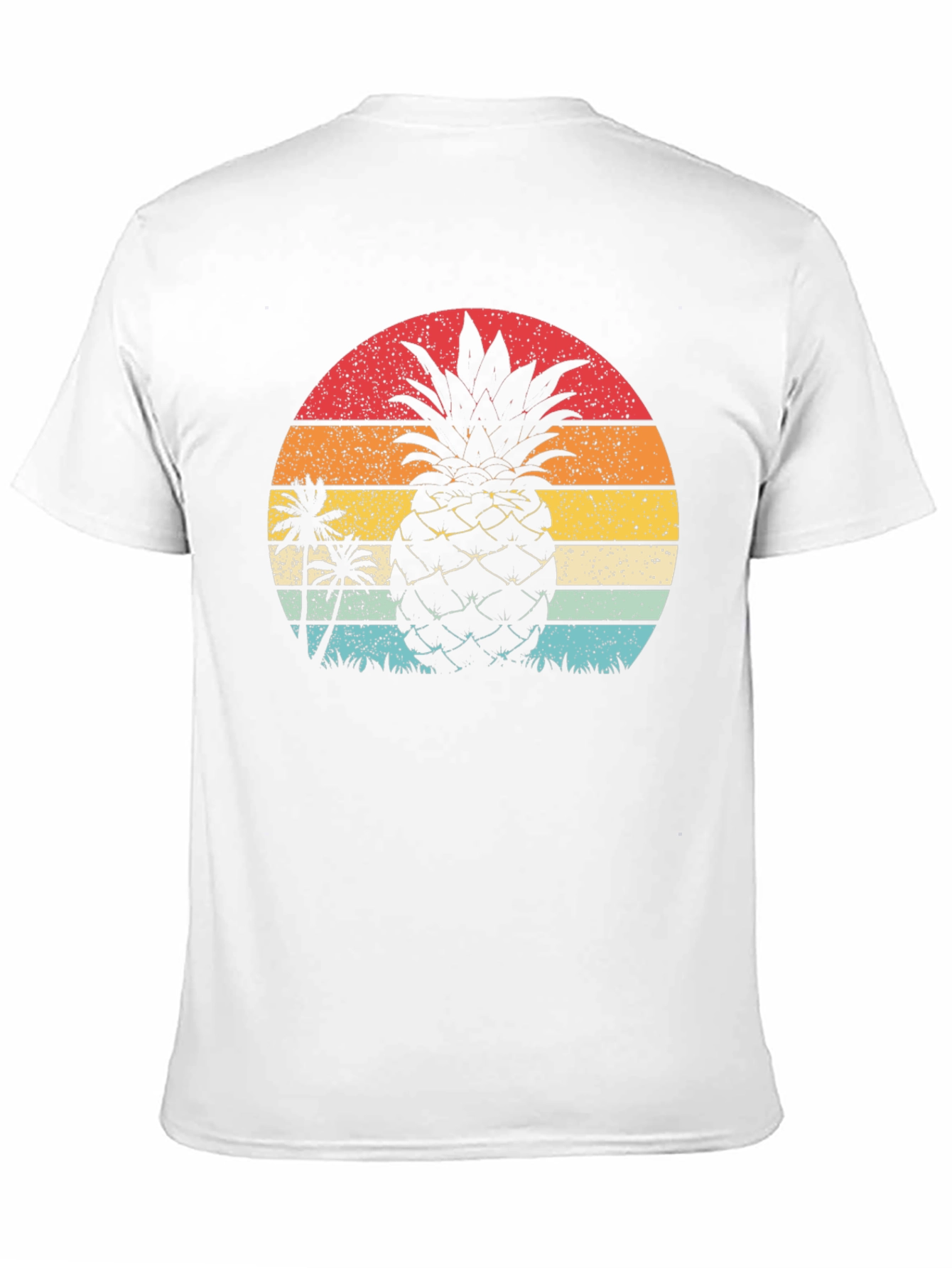 Retro Pineapple Sunset T-Shirt