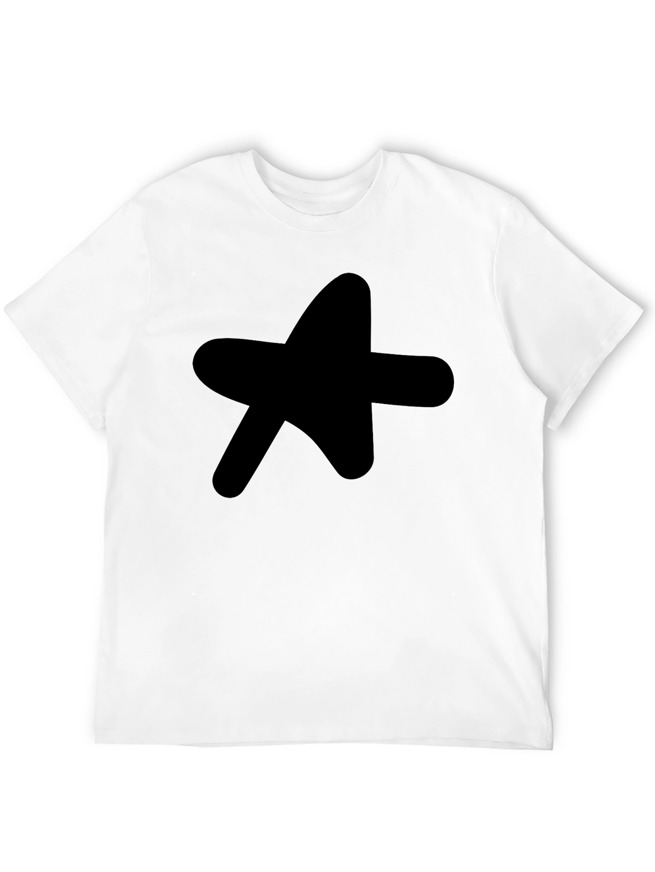 Black Star Graphic Tee - Casual Menswear