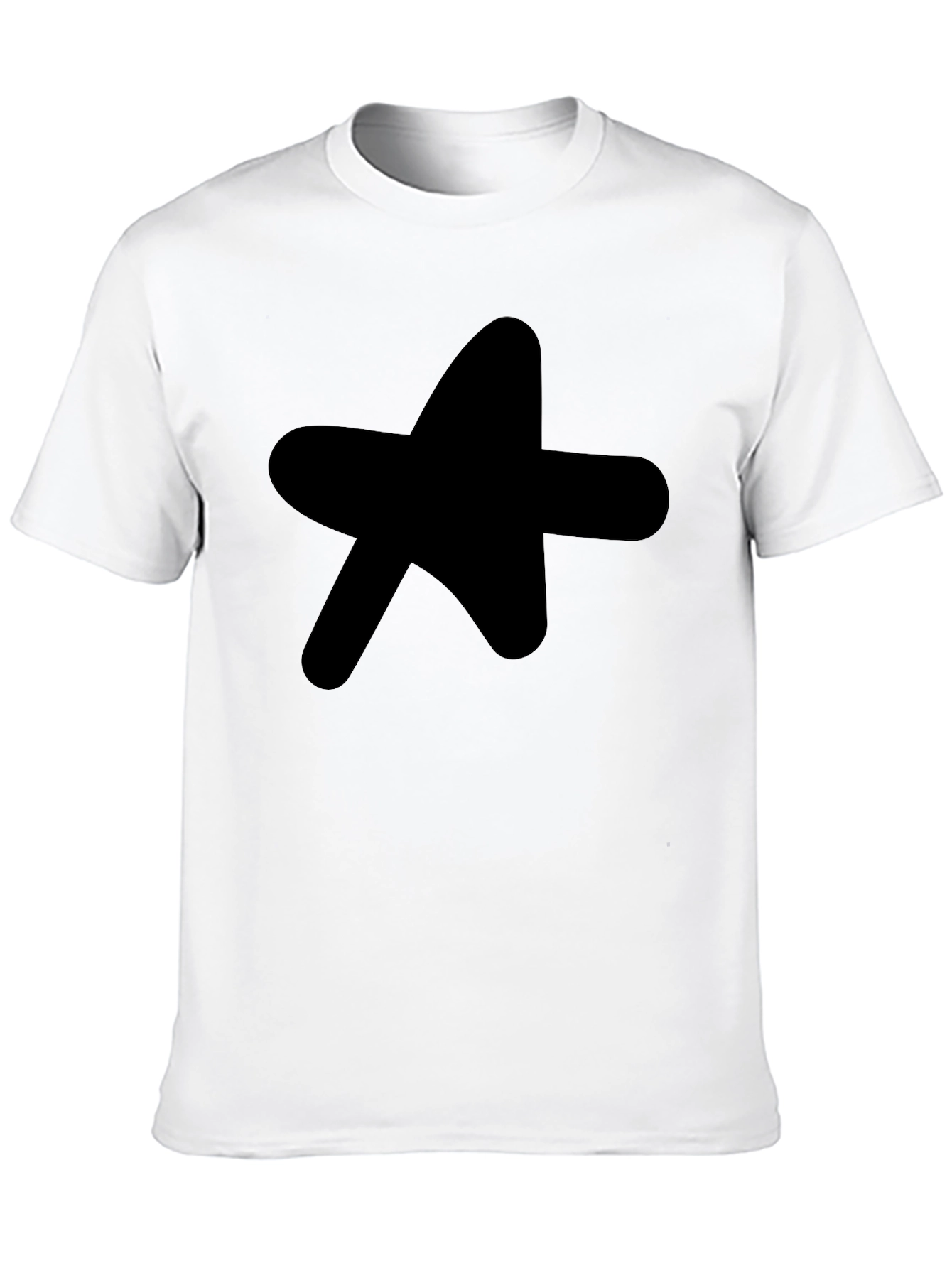 Black Star Graphic Tee - Casual Menswear