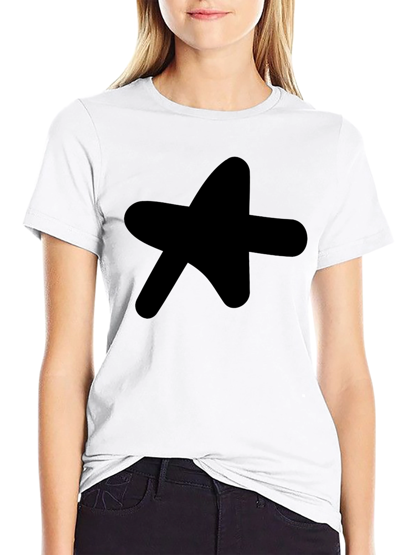 Black Star Graphic Tee - Casual Menswear