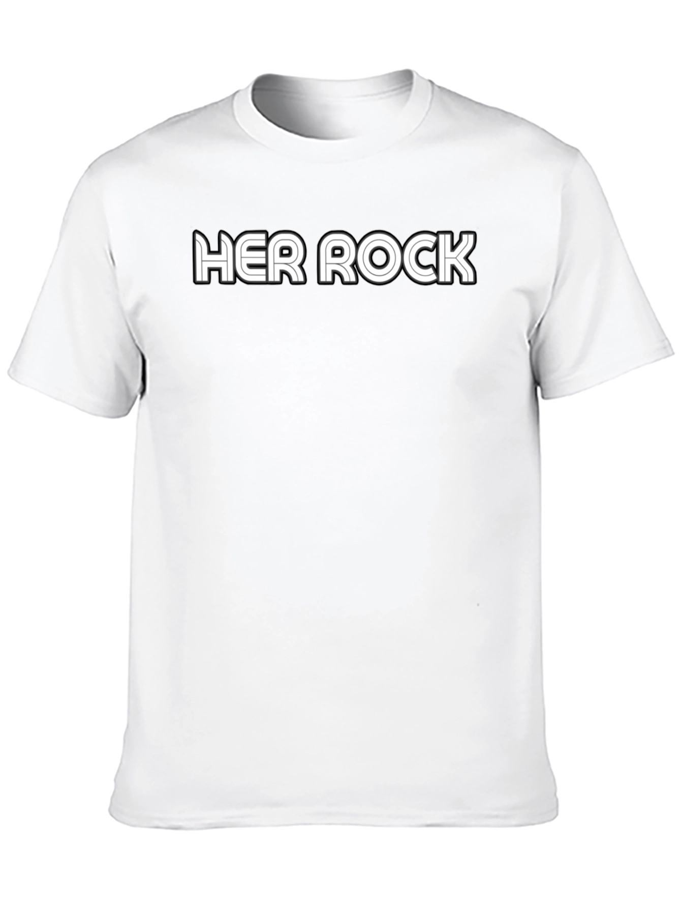 Her Rock T-Shirt - Classic Black Tee