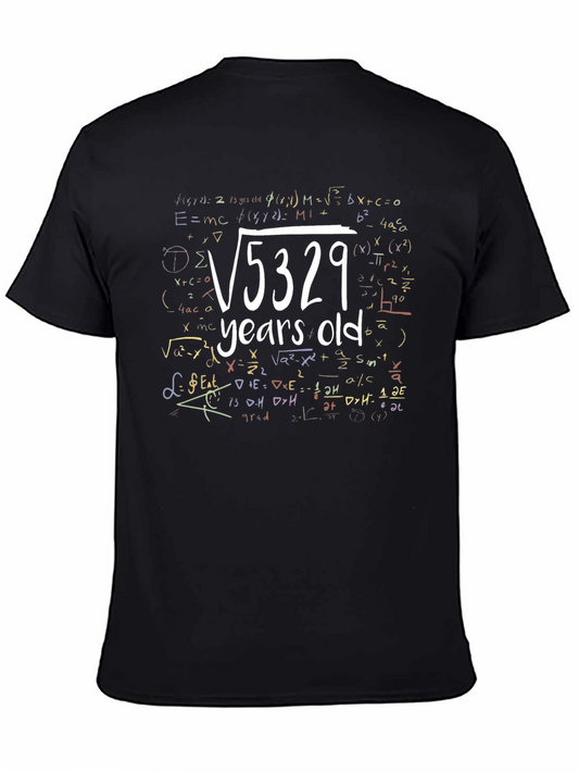 Funny Math 73rd Birthday T-Shirt for Him