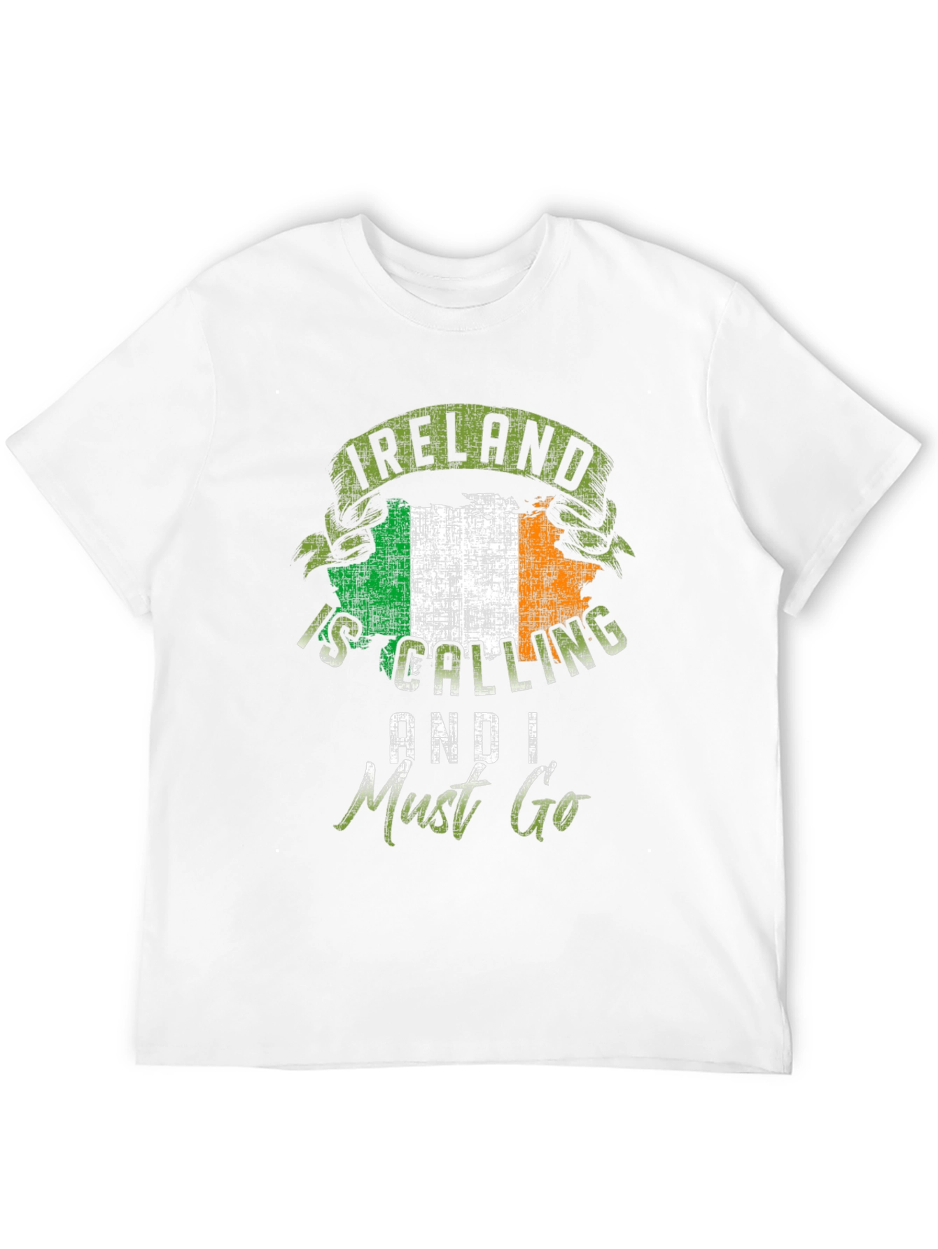 Ireland Is Calling T-Shirt - Irish Flag Novelty Tee