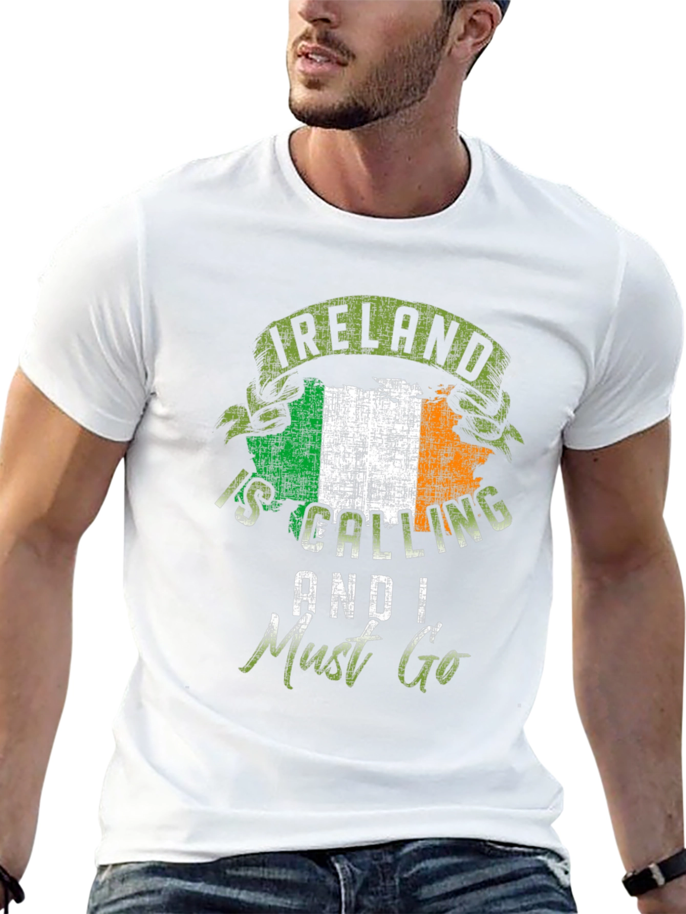 Ireland Is Calling T-Shirt - Irish Flag Novelty Tee