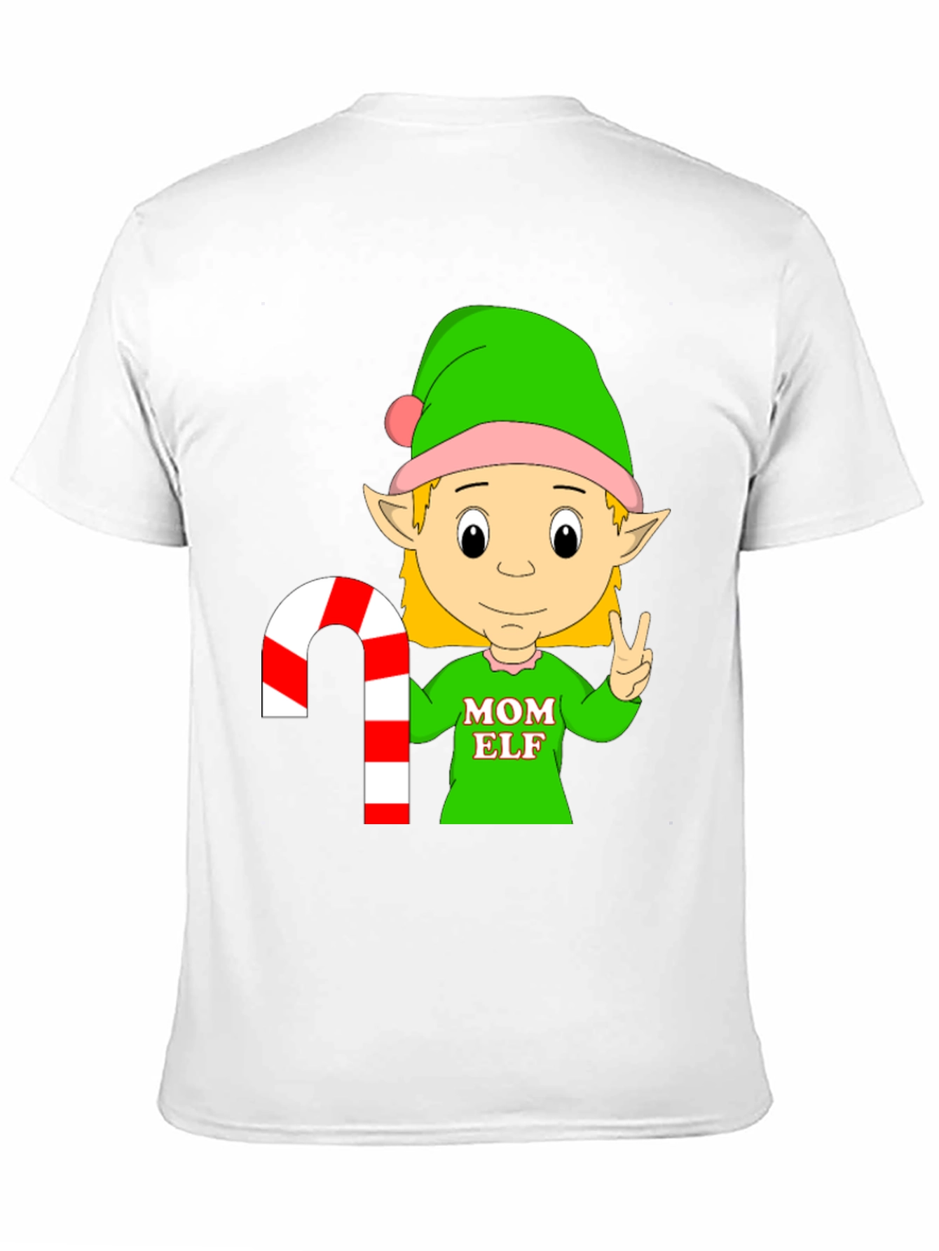 Mom Elf Christmas Holiday T-Shirt