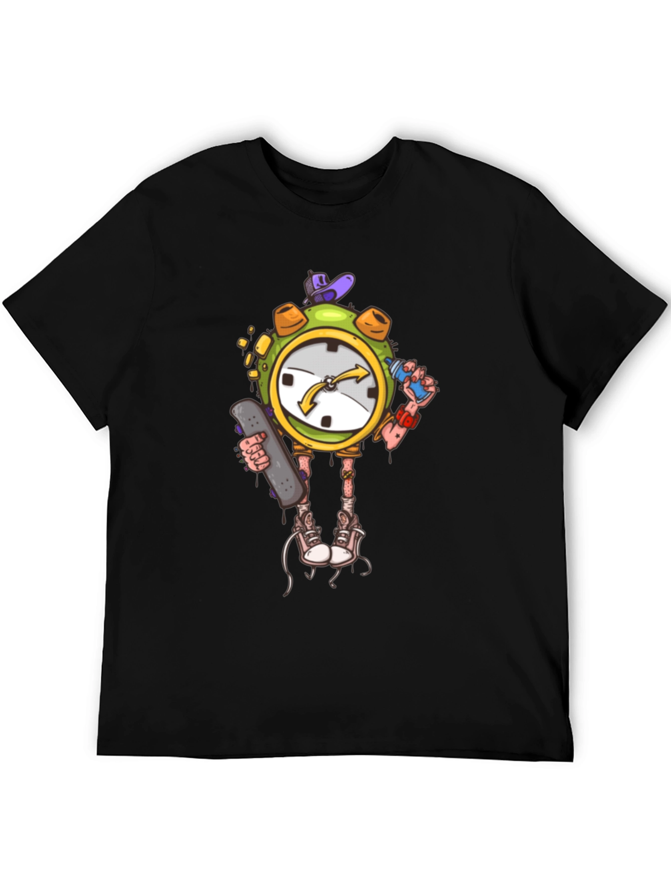 Cool Clock Skater T-Shirt