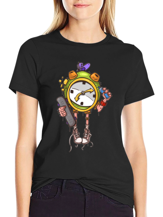 Cool Clock Skater T-Shirt