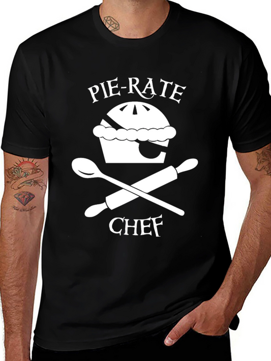 Pie-Rate Chef T-Shirt Funny Baking Shirt
