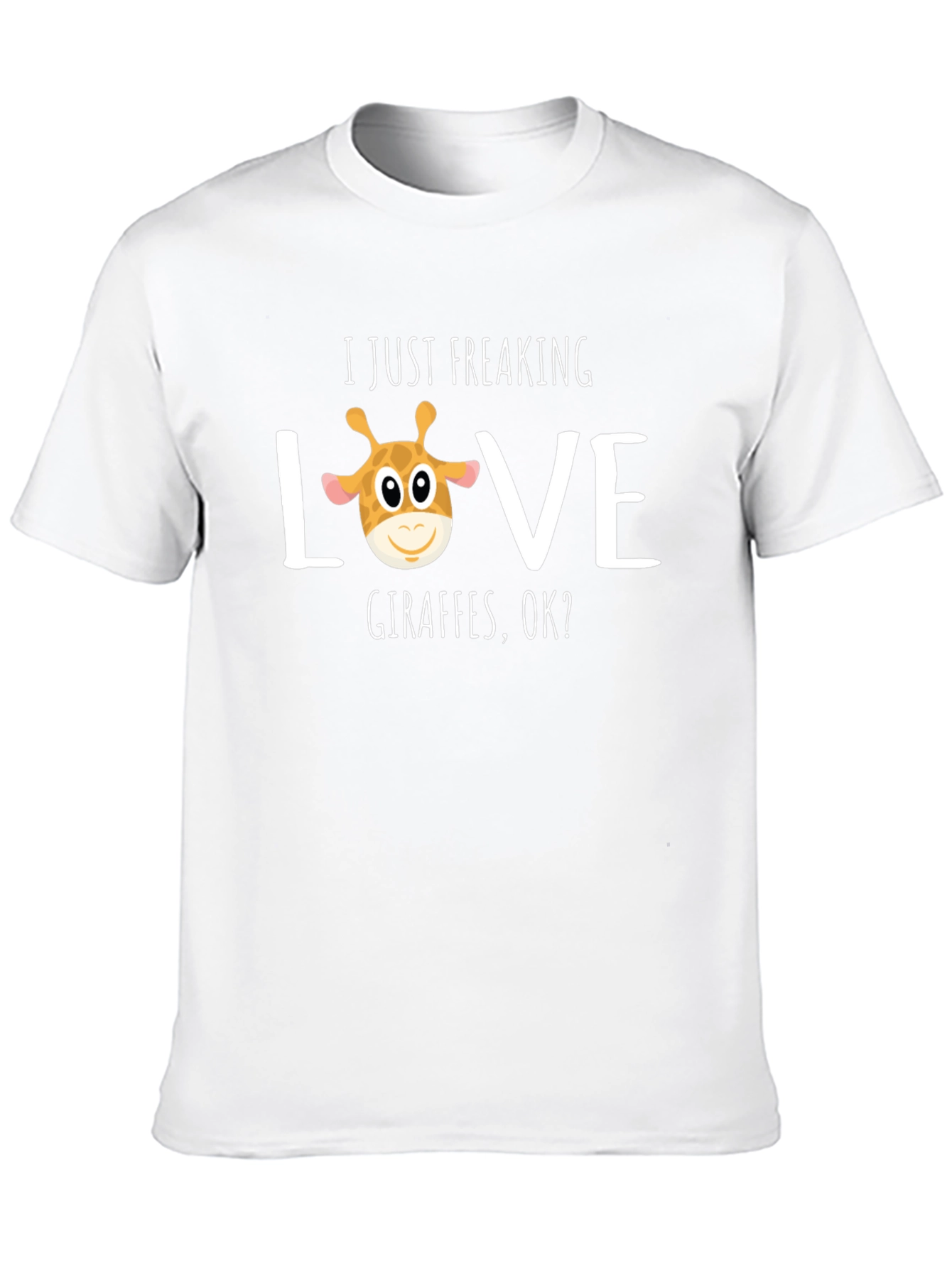 I Love Giraffes Graphic T-Shirt