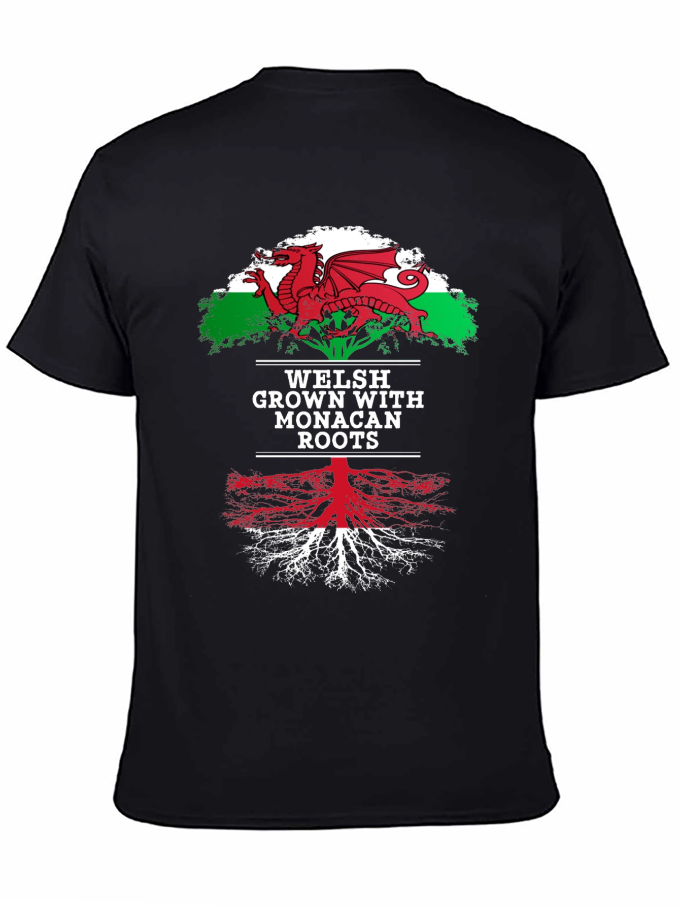 Welsh Grown with Monacan Roots Graphic Tee