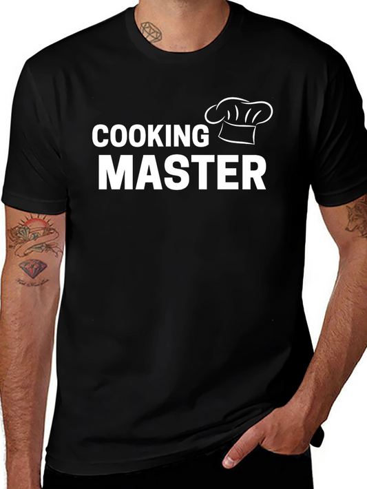 Cooking Master T-Shirt - Chef Hat Graphic Tee
