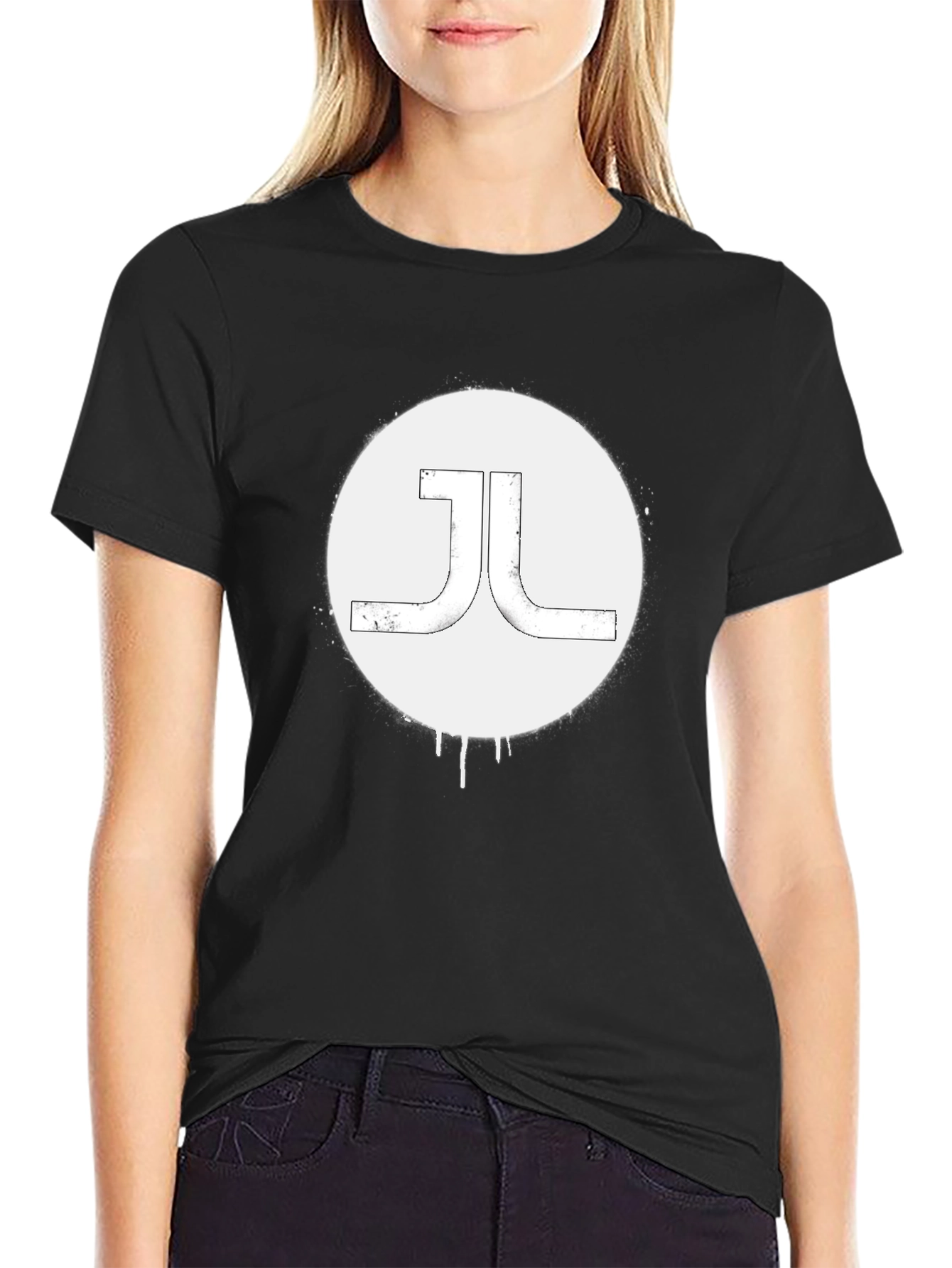 Abstract Logo T-Shirt - Modern Graphic Tee