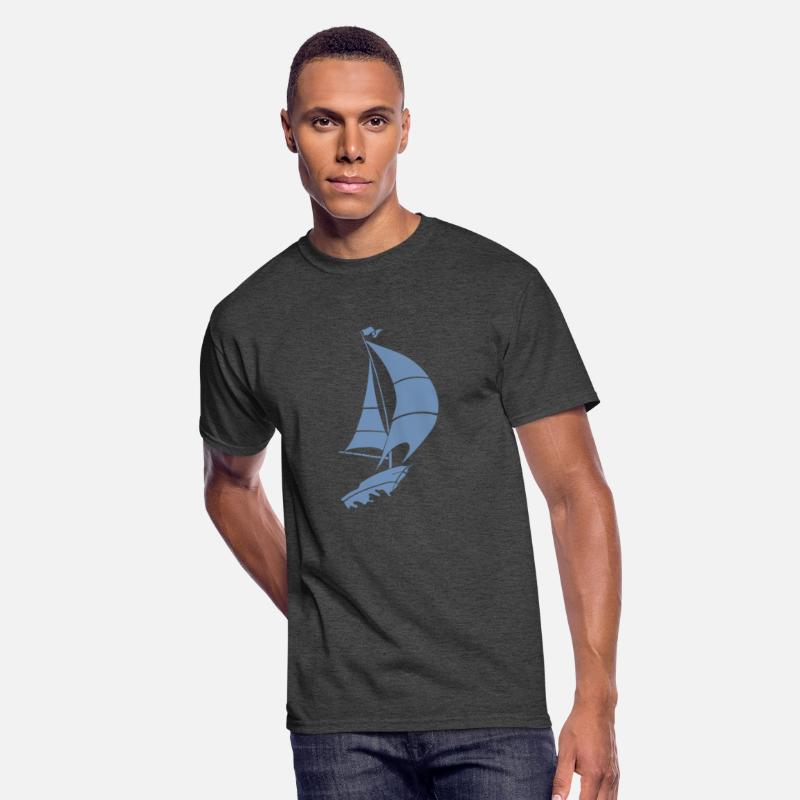 Sailboat sailing yacht sea silhouette minimalist