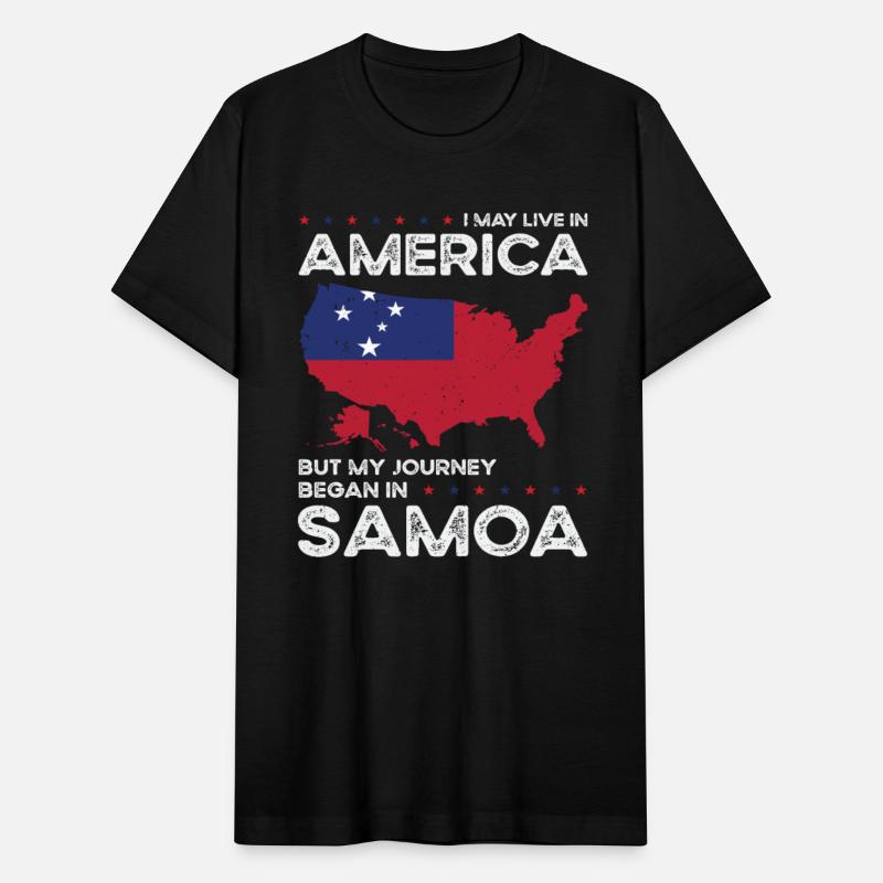 Samoan American Patriot USA Grown Samoa US Flag