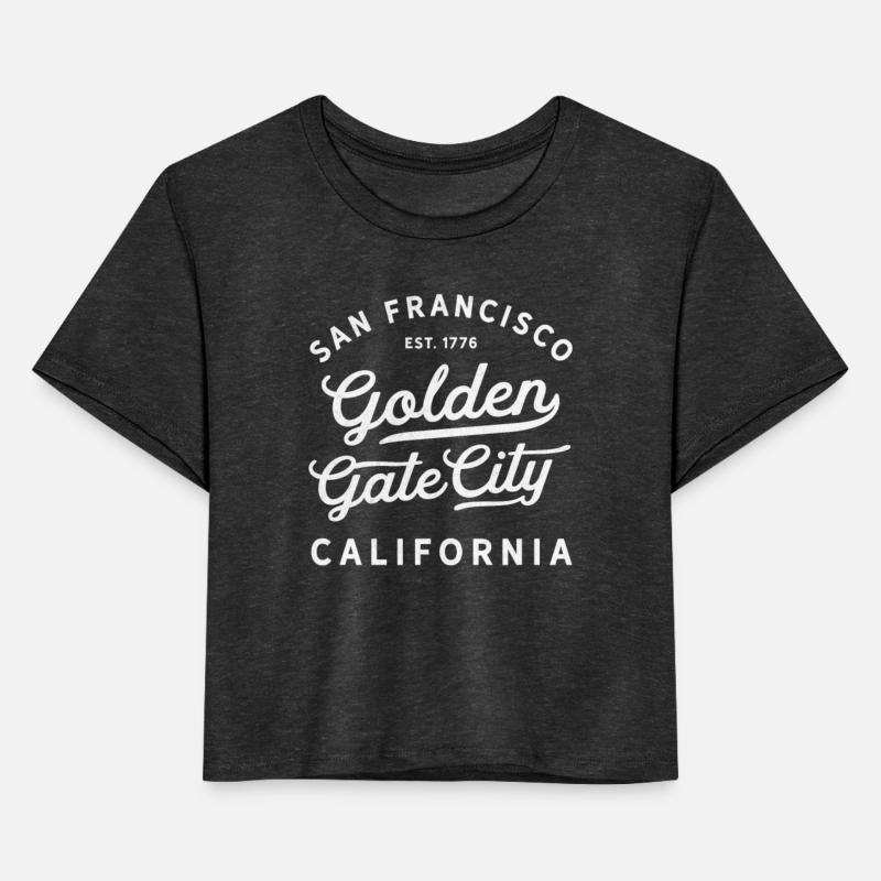 San Francisco California Classic Retro Golden