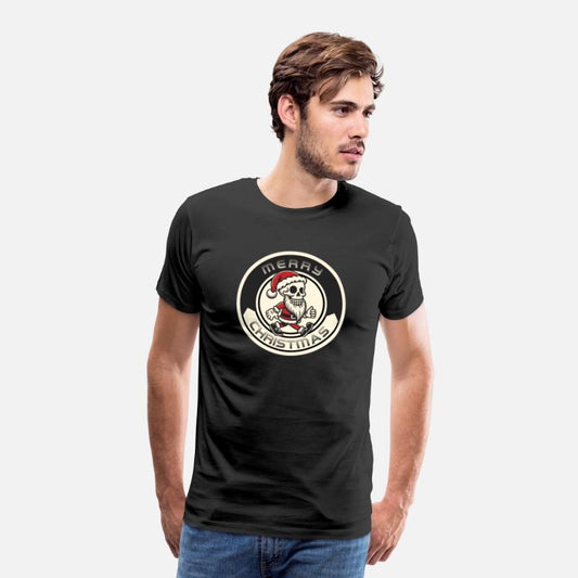 Santa Skeleton Walking Badge