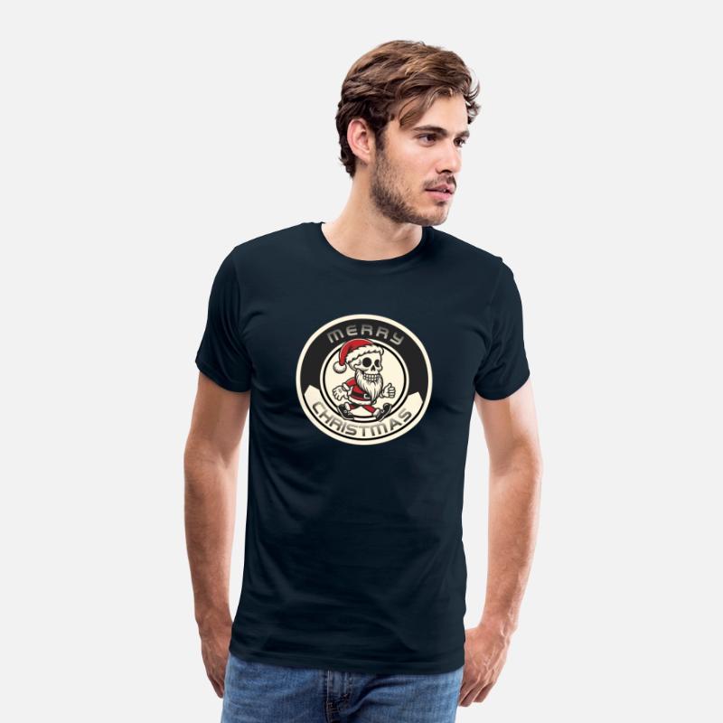 Santa Skeleton Walking Badge
