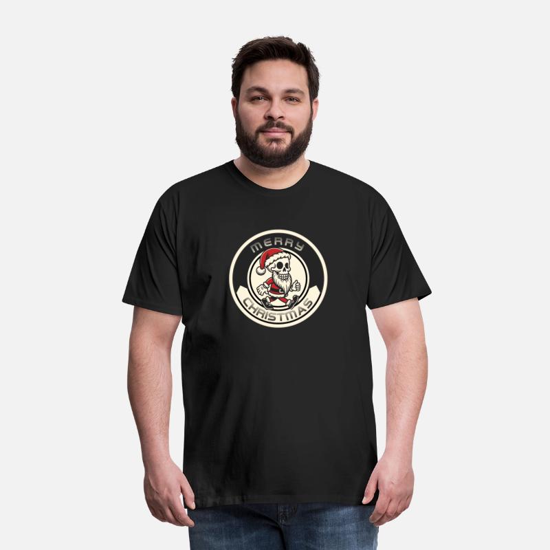 Santa Skeleton Walking Badge