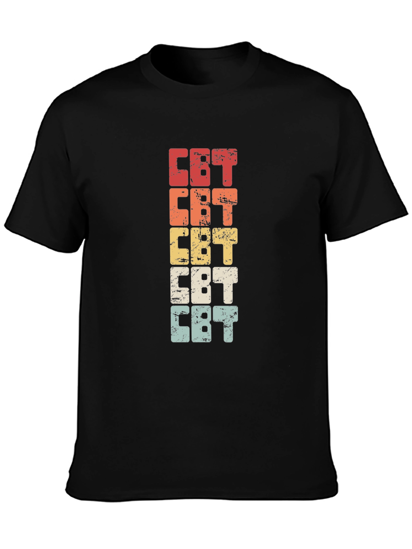 Retro CBT T-Shirt - Cognitive Behavioral Therapy Shirt