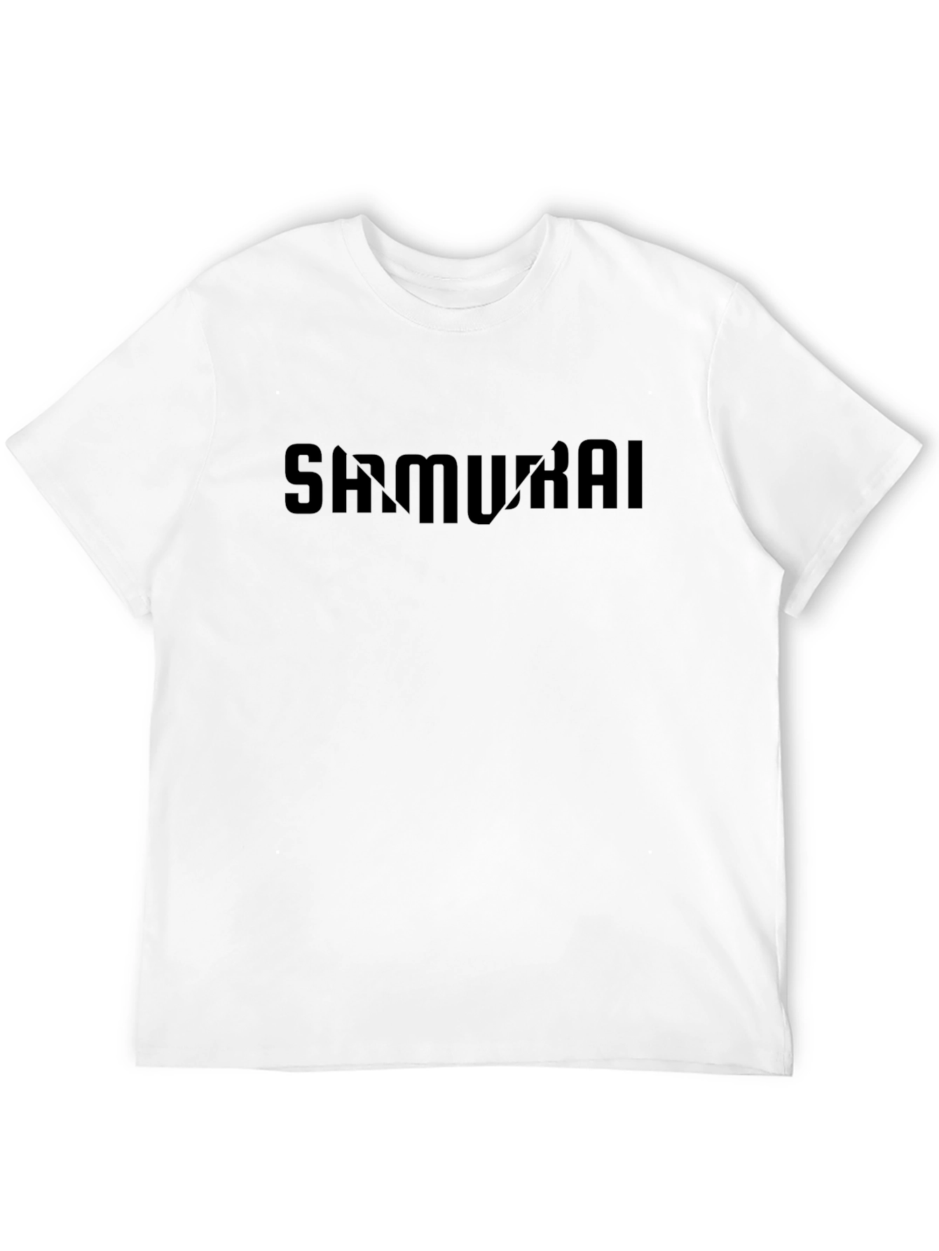 SAMUKAI Black Graphic T-Shirt - Modern Urban Style