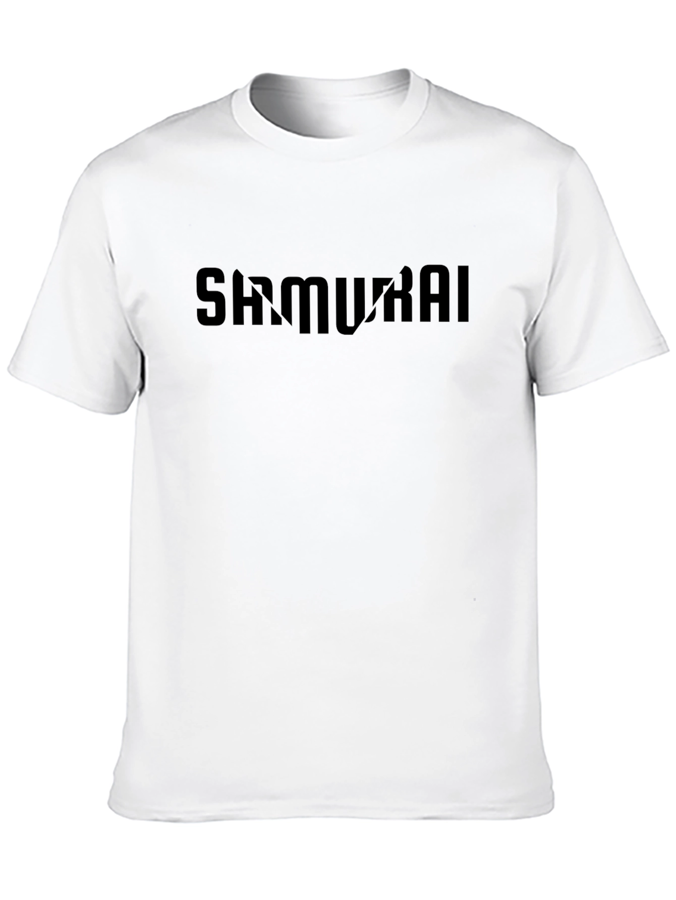 SAMUKAI Black Graphic T-Shirt - Modern Urban Style