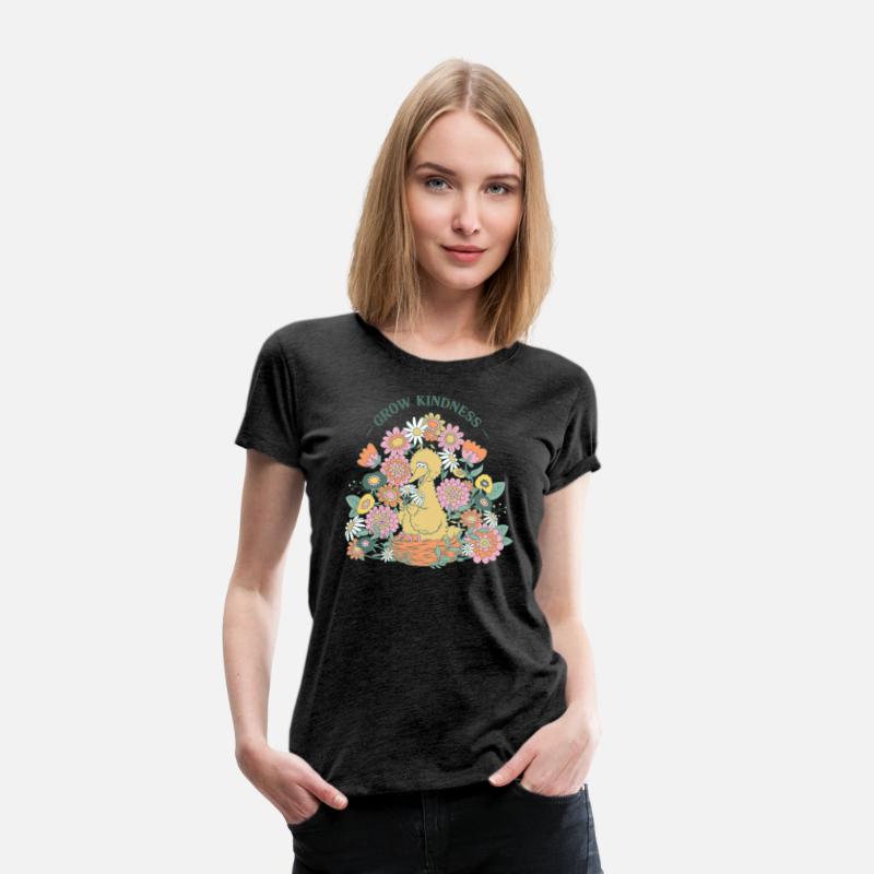 Sesame Street Big Bird With Flowers Grow Kindness