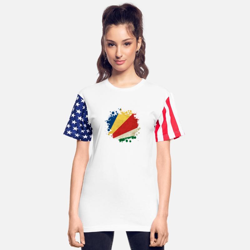 Seychelles blob flag design