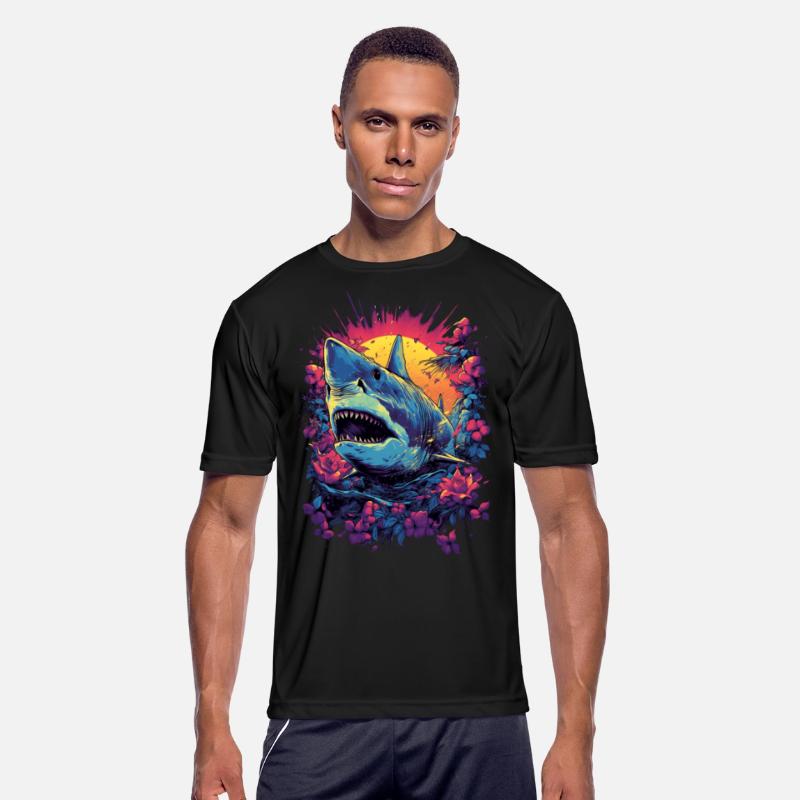 Shark Flowers Coral Reef Diver Gift