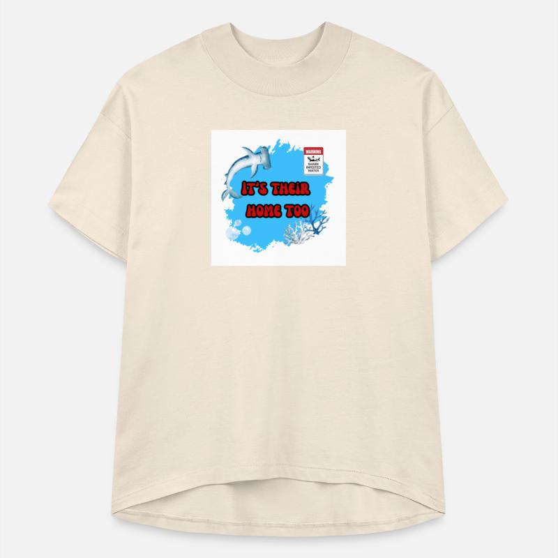 Shark Infested Water Marine Humor Design