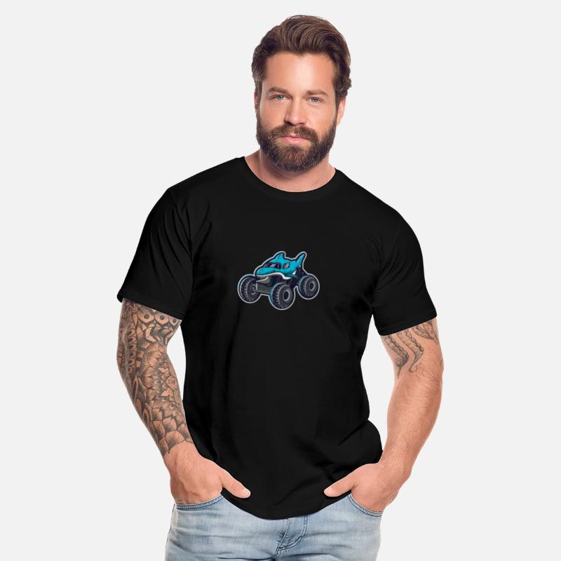 Shark Ocean Sea Wild Garage Car Monster Truck