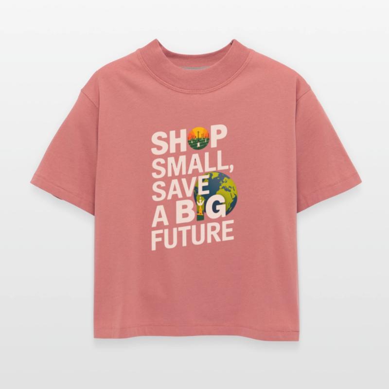 Shop Small Save a Big Future Globe Fun