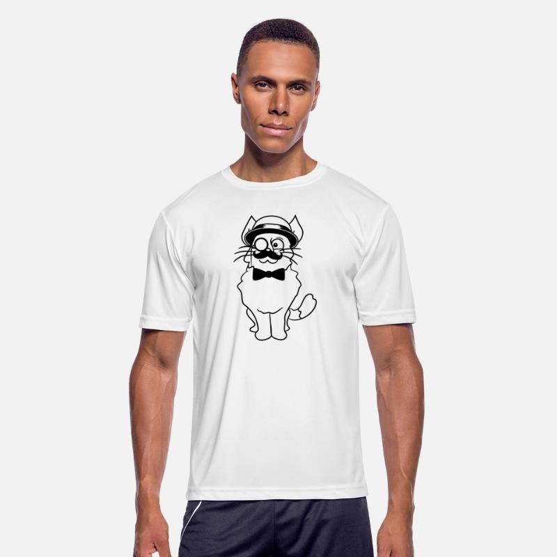Sir Cat Gentleman Hat Suit Monocle Rich Gentleman