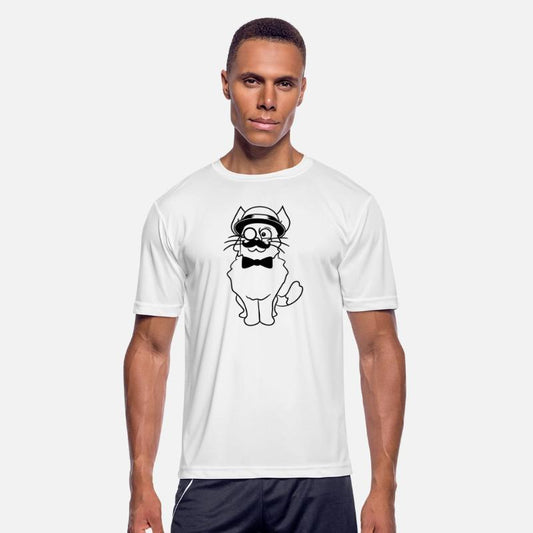 Sir Cat Gentleman Hat Suit Monocle Rich Gentleman