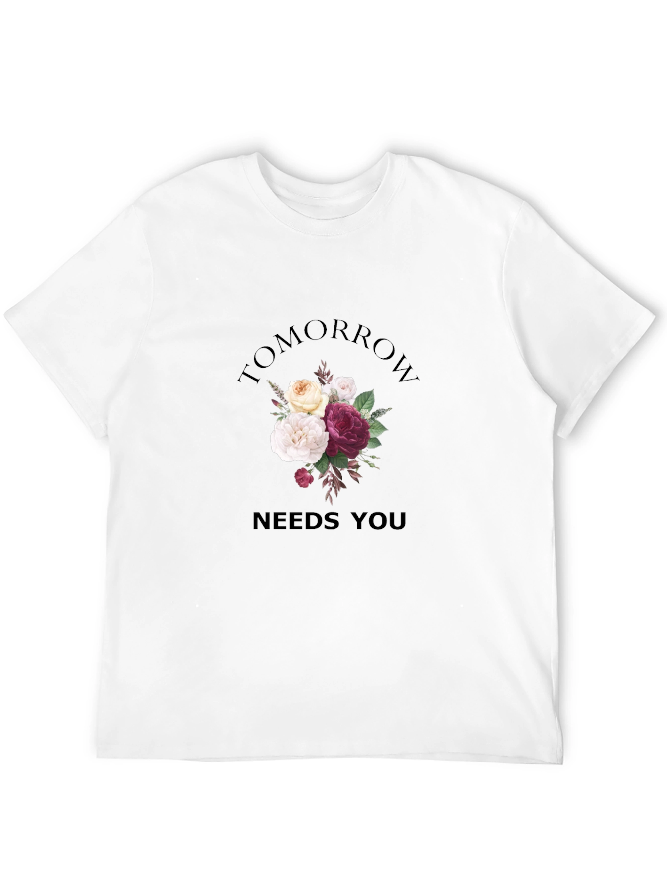 Floral Tomorrow Needs You Graphic Tee