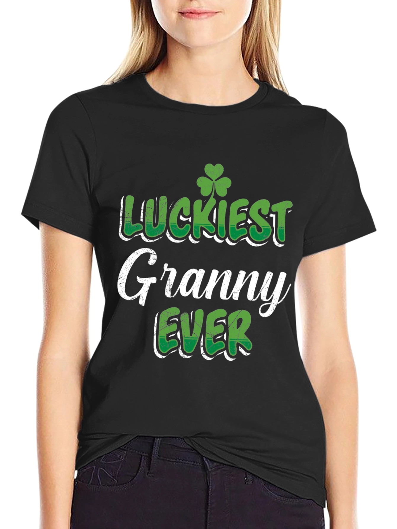 Luckiest Granny Ever St. Patricks Day Graphic Tee