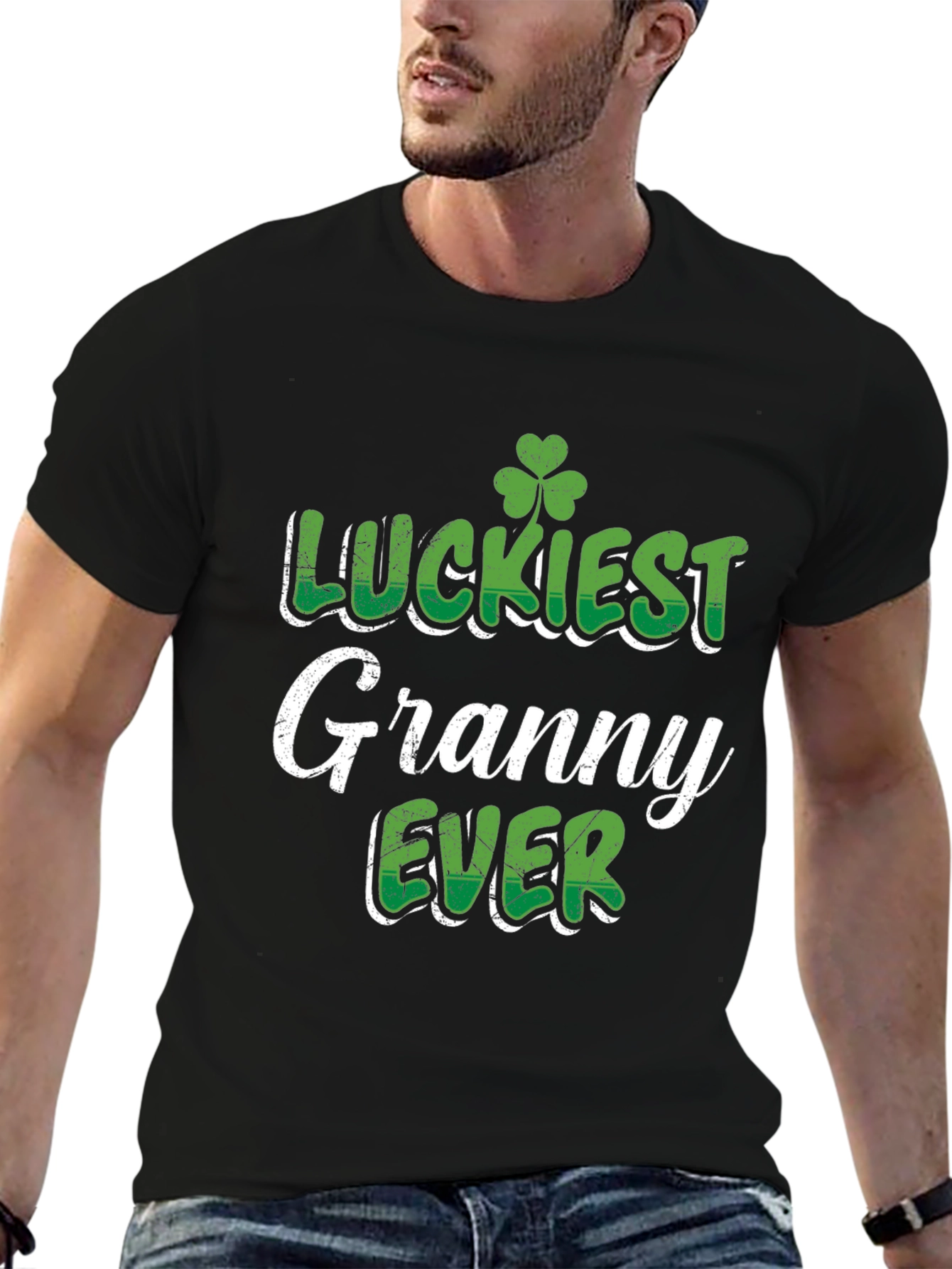 Luckiest Granny Ever St. Patricks Day Graphic Tee
