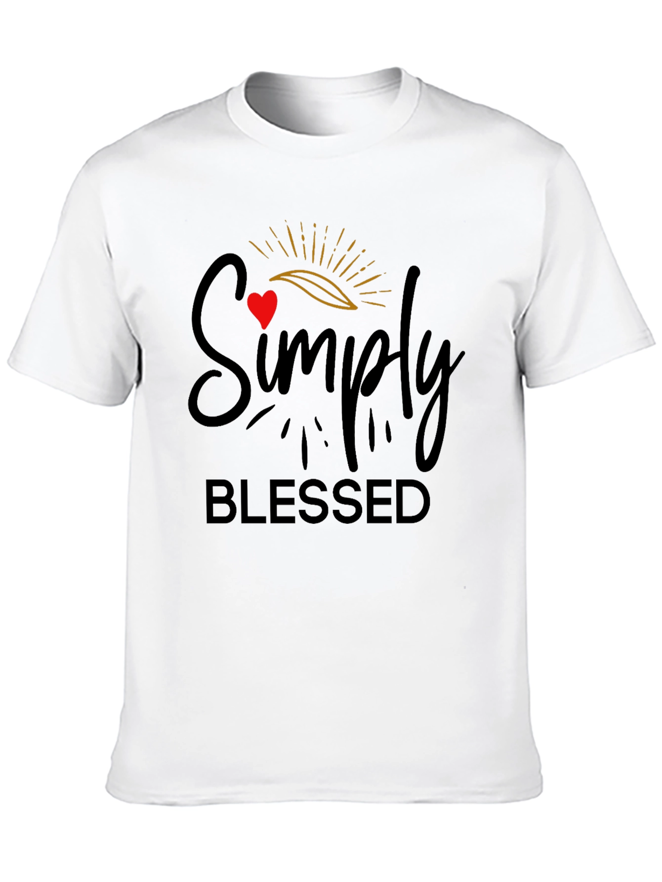 Simply Blessed Black T-Shirt