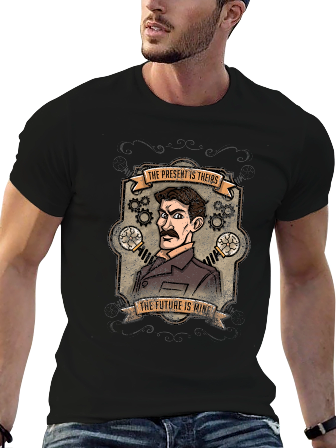 Nikola Tesla T-Shirt - The Future Is Mine