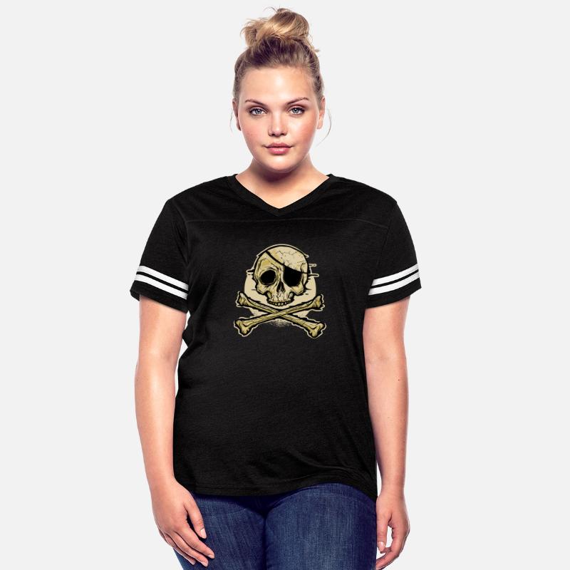 Skull And Crossbones With Eye Patch Graphic